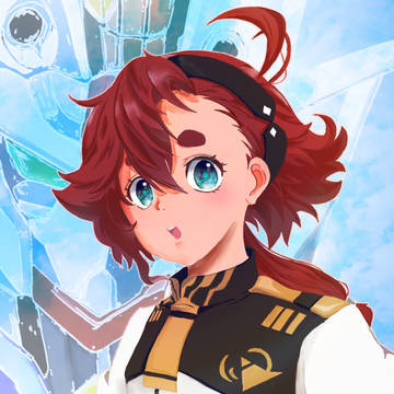 スレッタとエアリアル