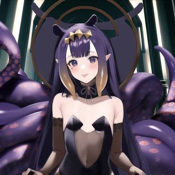 Ina on a throne