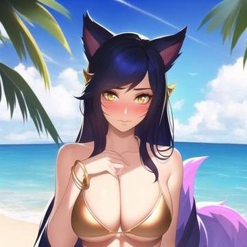 Ahri Gold Bikini