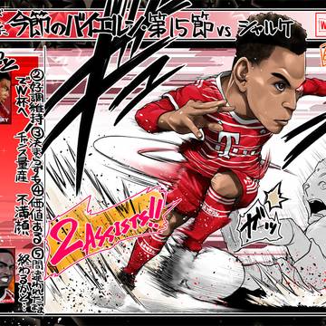 今節のバイエルン・ブンデスリーガ第15節