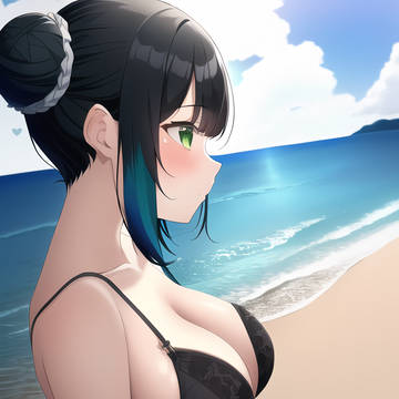 Wanwan at beach