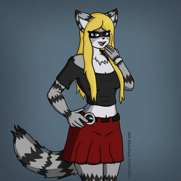 Raccoon gal