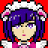 嵐子さんドット絵　32×32
