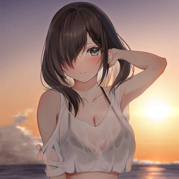 「夏も終わり…また来年来ようね…」