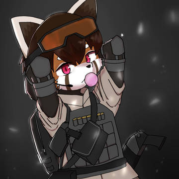 斥候兵レッサーパンダ