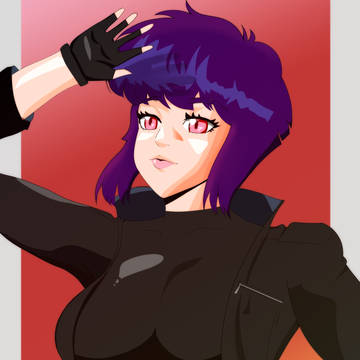 Major Motoko Kusanagi (fan art)