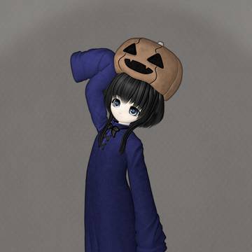 タクティクスオウガ パンプキンヘッドのコスプレ