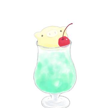 きらきらクリームソーダ
