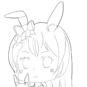 兎野えまるちゃん　ミニキャラ