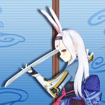 島風綾華(島風が神里綾華コスプレ)