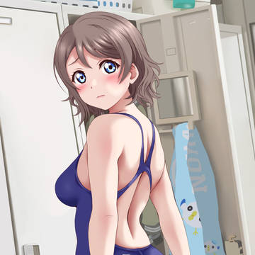 太っていないか気にする曜ちゃん