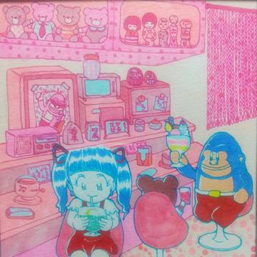 喫茶店とひとりと2匹