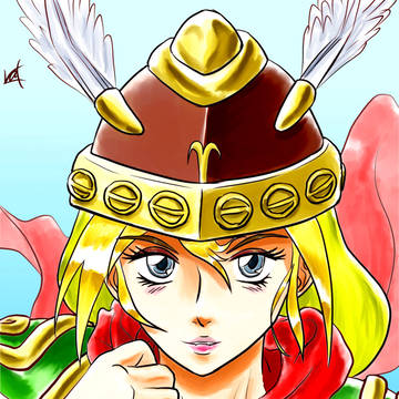 久しぶりに描いた絵は、やっぱりワルキューレ