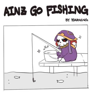 ainz go fishing