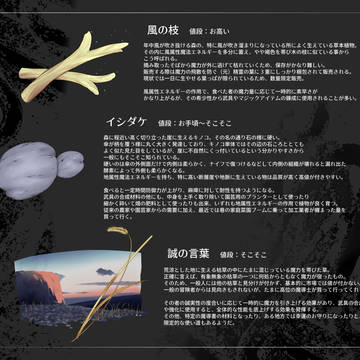 【PFSOZ】売っている物1【アイテム】