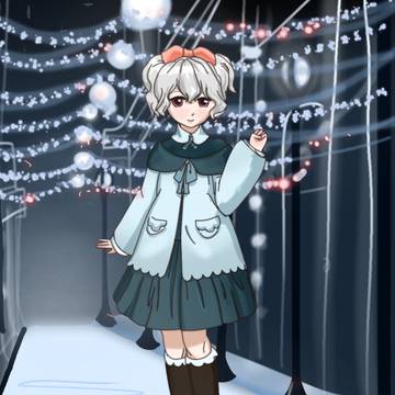 winter pixiv girl