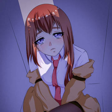 Sad Makise Kurisu (Steins; Gate)