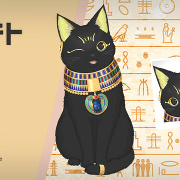 Live2Dモデル『バステト』