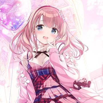 メリーゴーランド前で