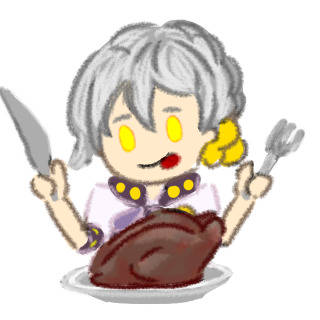 動画用に描いた伊織弓鶴