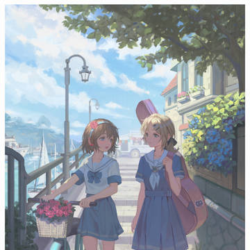 坂道での出会い