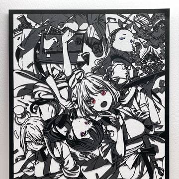 【切り絵】リコリス・リコイル