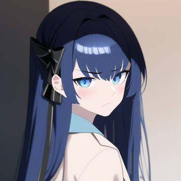 青髪の女性探偵