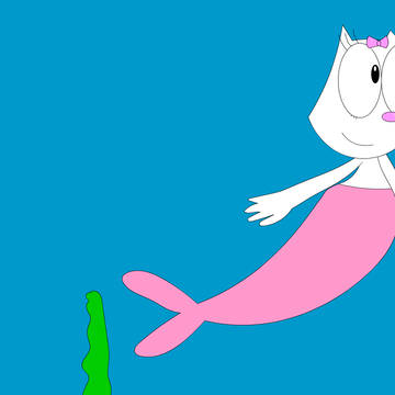 A kitty é uma sereia