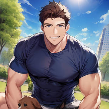 犬のさんぽ