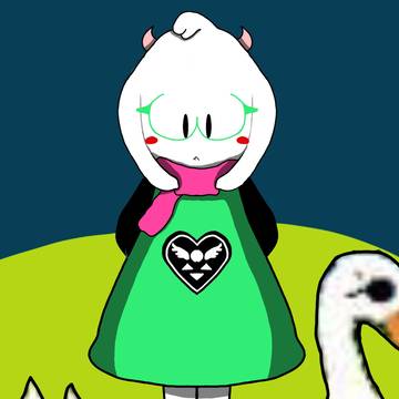Ralsei from Deltarune