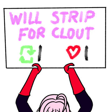 "Will strip for clout" Riamu