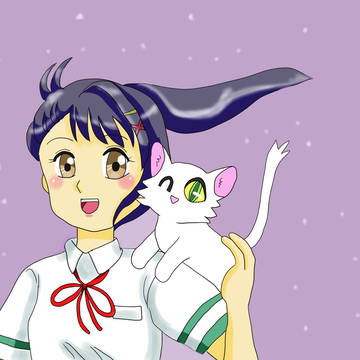 すずめの戸締りのイラスト