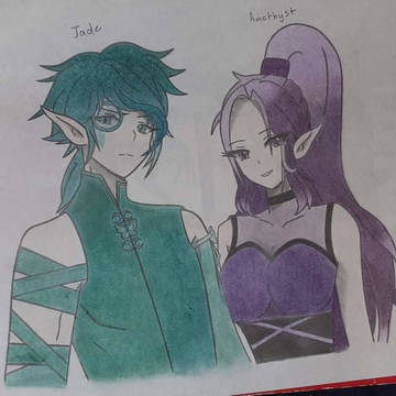 Jade and Amethyst