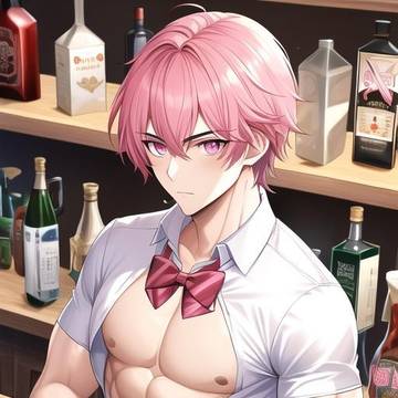 AI绘画☆酒吧服务生