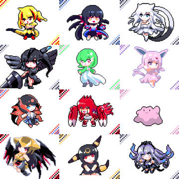 擬人化ポケモンのここまで( ᐢ˙꒳˙〆)