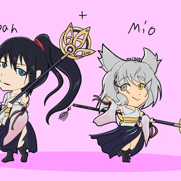 Noah and Mio Yuna Cosplay