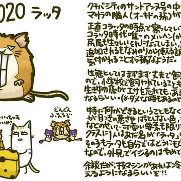ポケモン図鑑もらえなかったので。020ラッタ