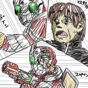 ワールドカップを観戦する橘さん