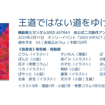 【アンソロジーサンプル】王道ではない道をゆけ！【ASTRAY】