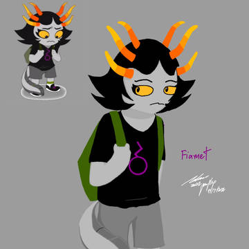 fiamet from hiveswap act3!!!!!!!