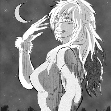Under the Moon.