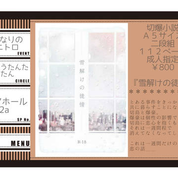 【12/11となニト】新刊サンプル【切爆】