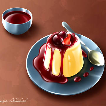 艶々ベリーパンナコッタ