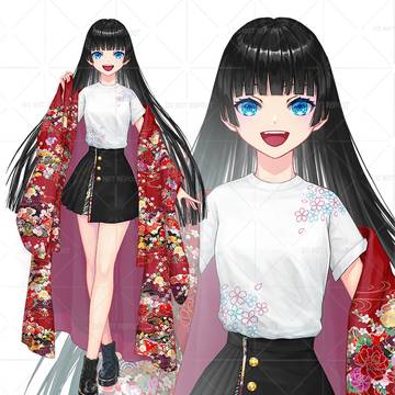 【仕事絵】IRIAMライバー☆緋翠 桜夜様