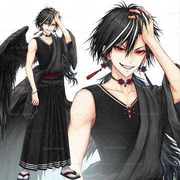 【仕事絵】IRIAMライバー☆黑雨様・新衣装②