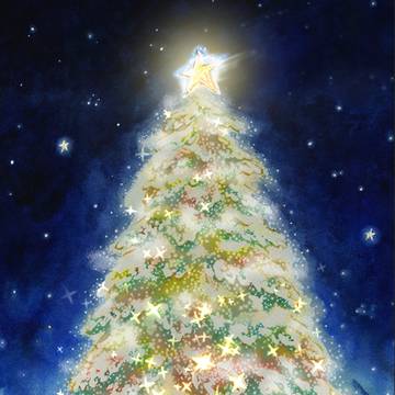 流れ星のクリスマスツリー（アニメーションver.）