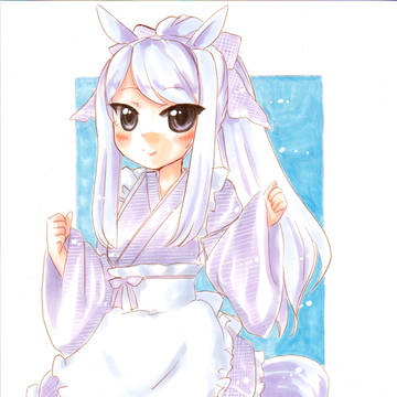 和メイド風に
