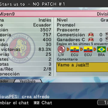 PES 6 ONLINE ES/STARS/PS2 ETC