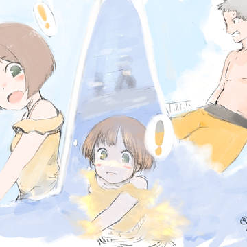 【Skeb】そのプールに飛び込むと…
