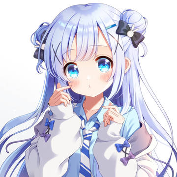 指ハートしてるイマドキチノちゃん